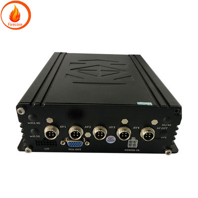Registratore DVR CAR montato Monitoraggio del disco rigido Sistema DVR a quattro canali