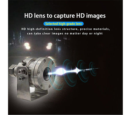 4K CCTV anti-esplosione Fisheye PTZ Camera in acciaio inossidabile per camion incorporato MIC Starlight IR