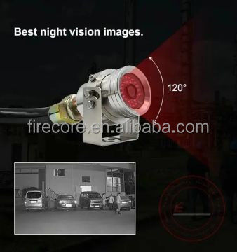 4K CCTV anti-esplosione Fisheye PTZ Camera in acciaio inossidabile per camion incorporato MIC Starlight IR