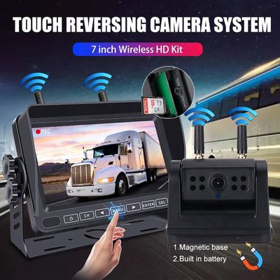 HD Combo 7 pollici schermo ricaricabile batteria wireless Backup Imaging Reverse Camera