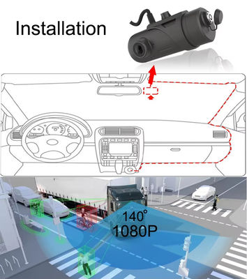2MP 4G WIFI Remote Monitor Mini Dual Dashboard Camera DVR per moto con GPS ADAS DMS BSD