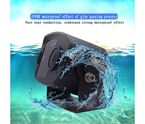 Firecore X-02 DC12V HD 1080P Visione notturna IP69K Visualizzazione posteriore Reverse Backup Camera anteriore Assistenza al parcheggio Sistema di telecamere
